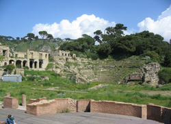 I resti della Villa Imperiale di Pausilypon a Posillipo, Napoli