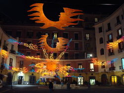 Luci d'Artista: Piazza Flavio Gioia ('La Rotonda'), Salerno